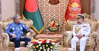 রাষ্ট্রপতির সঙ্গে বিদায়ী নৌপ্রধানের সাক্ষাৎ
